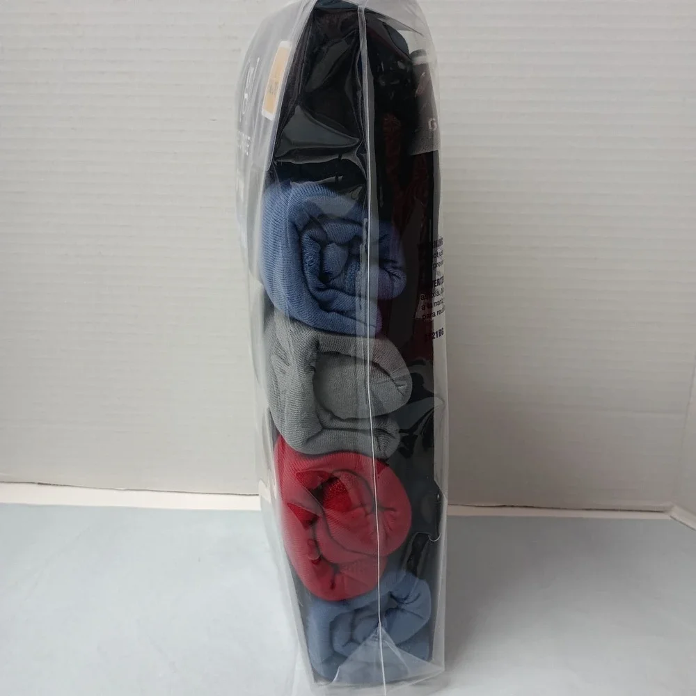 George Men's Cotton Stretch Boxer Briefs Underwear‎ 6-Pack Size L (36-38) Multi